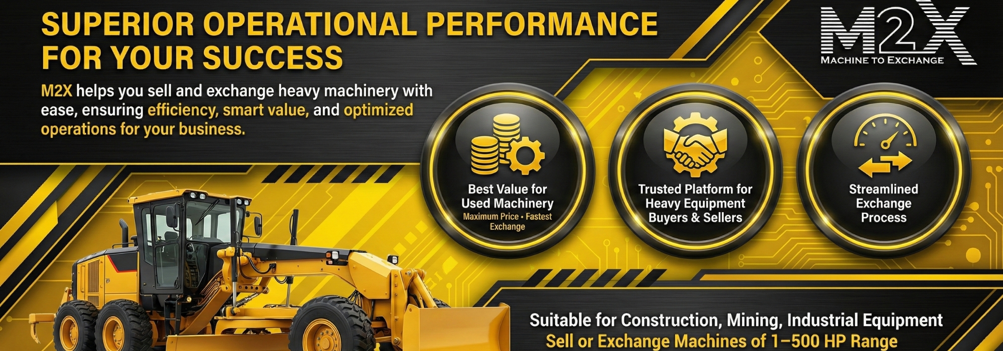 Industrial tools and spares available