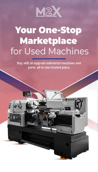 Industrial machines showcased on M2X marketplace